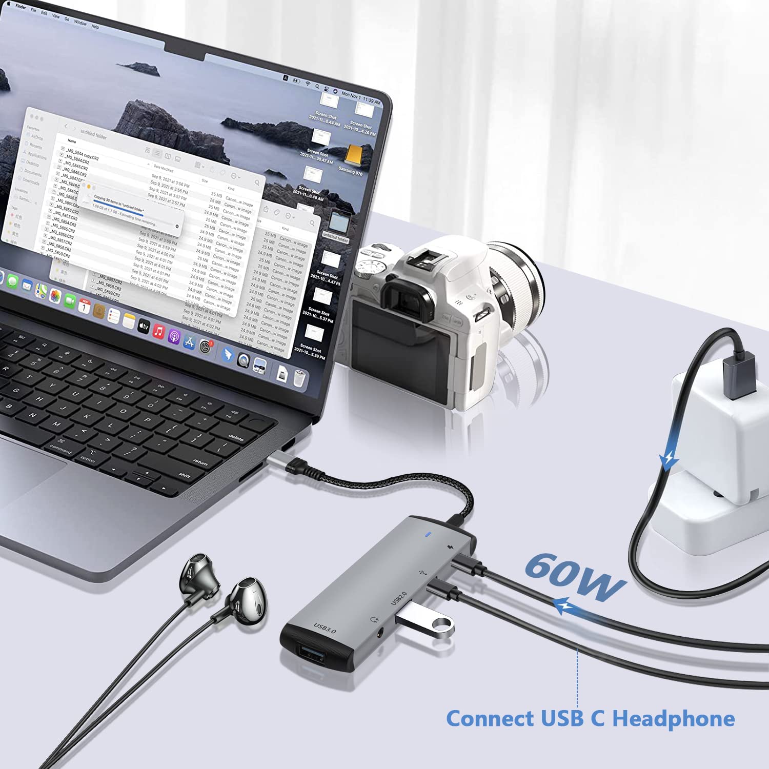 Amazon.com: Vcddom Samsung Galaxy S23 Headphone Adapter, 5 in 1
